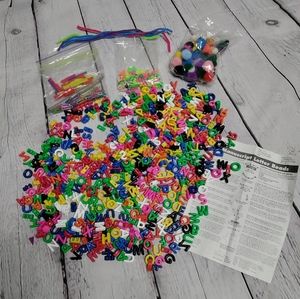 Roylco Manuscript Letter Beads. R2184